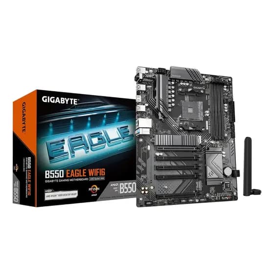 Placa-mãe Gigabyte B550 Eagle Wifi6, Suporta Am4r Preto