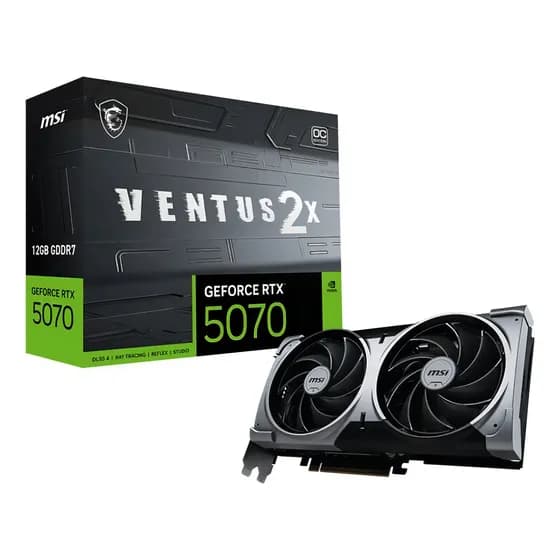 Placa de Vídeo Nvidia MSI Geforce RTX 5070 com 12GB GDDR7