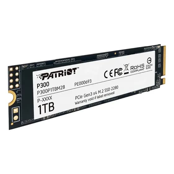 Nvme Disco Rígido Sólido Ssd M.2 De 1 Tb Patriot P300 2280 Nvme Pcie 1 Tb Cor Azul-petróleo