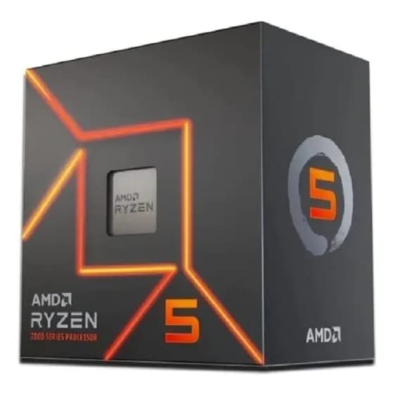 Processador Amd Ryzen 5 7600, 6 Núcleos, Am5, 12-thread