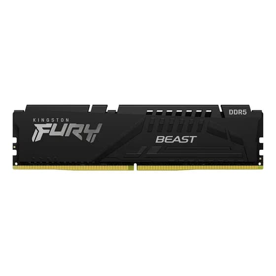 Memória RAM Fury Beast preto 16GB 1x16GB Kingston KF552C40BB-16
