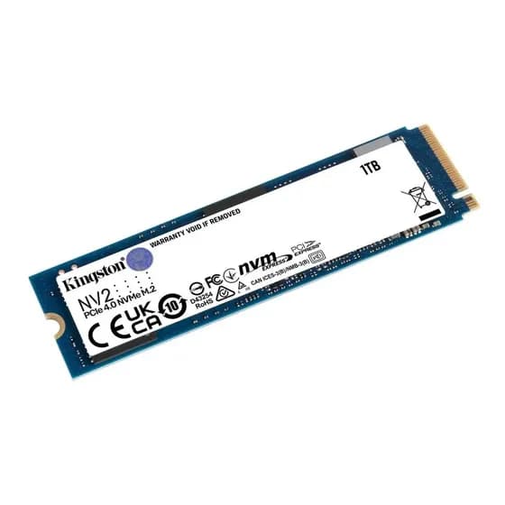 Unidade Sólida Ssd Kingston Snv2s/1000g Nvme Pcie 4.0 De 1 Tb M.2 Cor Azul - Excelente (Recondicionado)
