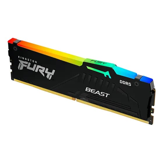 Memória Ram Kingston Fury Beast Rgb 32gb Cl36kf560c36bbea32