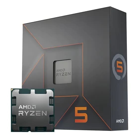 Processador gamer AMD Ryzen 5 7600X 100-100000593WOF de 6 núcleos e 5.3GHz de frequência com gráfica integrada