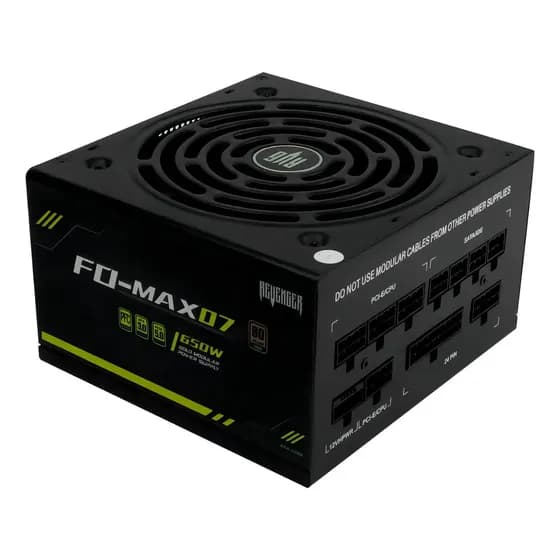 Fonte de Alimentação ATX 650W Revenger 80 Plus Gold Modular para PC Gamer