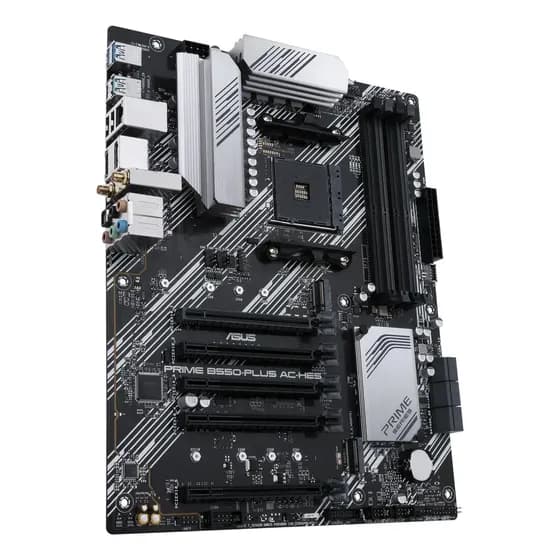 Placa Mae Asus Prime B550-plus Ac-hes Amd Am4 Ryzen Atx Ddr4 Preto
