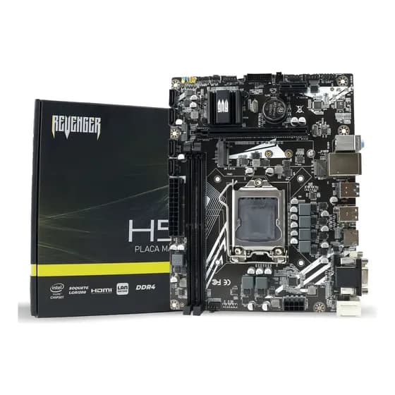 Placa-Mãe Revenger Kp-H510 LGA1200 DDR4 H510 Micro-ATX Gamer Intel 10ª/11ª Geração