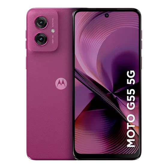 Smartphone Motorola Moto g55 5G - 256GB 16GB (8GB RAM+8GB Ram Boost) e Camera 50MP com AI NFC Tela 6.5" com Superbrilho - Rosa