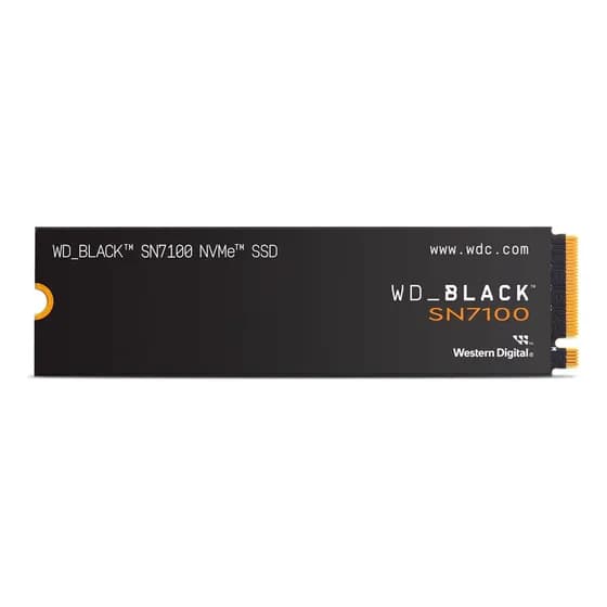SSD m.2 2TB NVMe PCIe Gen 4.0 WD Black SN7100 Western Digital WDS200T4X0E-00CJA0 Velocidade de Leitura Até 7250MB/s e Gravação Até 6900MB/s Internal Gaming 2280 Cor Preto