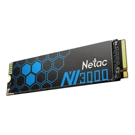 SSD 500GB Netac Interno PCI-E NVMe M.2 2280 Gen3x4 Preto