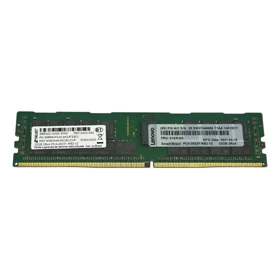 Memória Smart 32gb Pc4-2933y-rb2 M393a4k40cb2 Lenovo 01kr355
