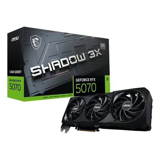 Placa De Vídeo Geforce Rtx 5070 12gb Msi Shadow 3x Oc 6