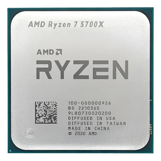 Processador Amd Ryzen 7 5700x, Cache 36mb, 3.8ghz Oem