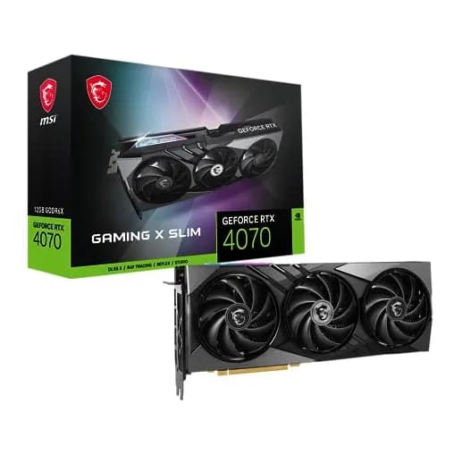 Placa gráfica Msi Geforce Rtx 4070 Gaming X Slim 12g