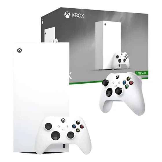 Kit Console Xbox Series X Digital 2 Controles Branco