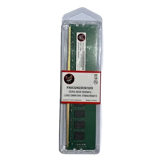 Memoria Fnx Gamer Pc 32gb Ddr4 3200 Fnx32n22d9/32g
