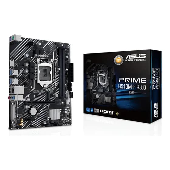 Placa-Mãe Asus Prime H510M-F para Intel LGA 1200 DDR4 Micro ATX