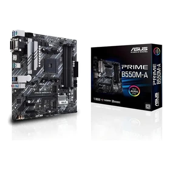 Asus Prime B550m-a Amd B550 Socket Am4 Micro Atx