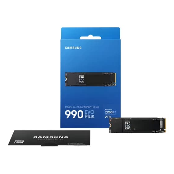 Ssd Samsung 990 Evo Plus 2tb Nvme M.2 - Pcie 4.0/5.0 - Leitura 7,250mb/s - Modelo MZ-V9S2T0B/AM
