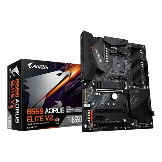 Placa Mãe Gigabyte B550 Aorus Elite V2 R1.2, Ddr4, Am4, Atx