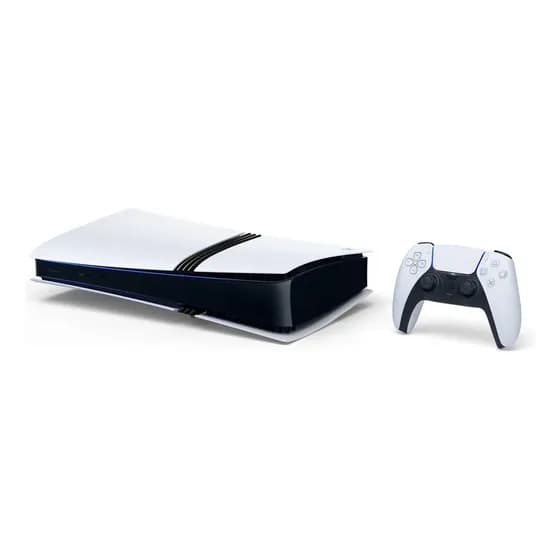 Console Playstation 5 Pro Ps5 Digital Edition + Dualsense White