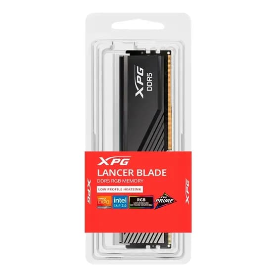 Memoria Ram para PC 16GB DDR5 6000MHz CL32 Adata XPG Lancer Blade AX5U6400C3216 RGB Udimm Cor Preto