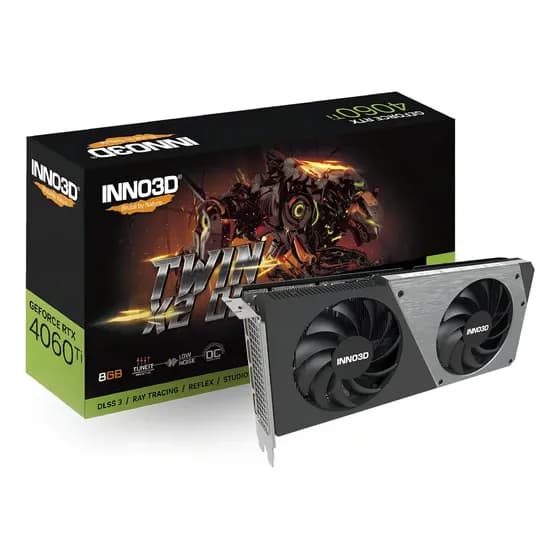 Placa de Vídeo Inno3D GeForce RTX 4060 Ti 8GB GDDR6 HDMI 2.1 4352 Cores