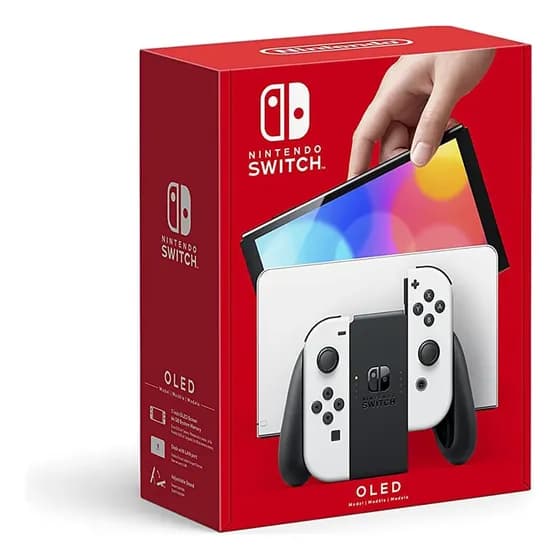 Nintendo Switch Oled Model W/white Joy-con