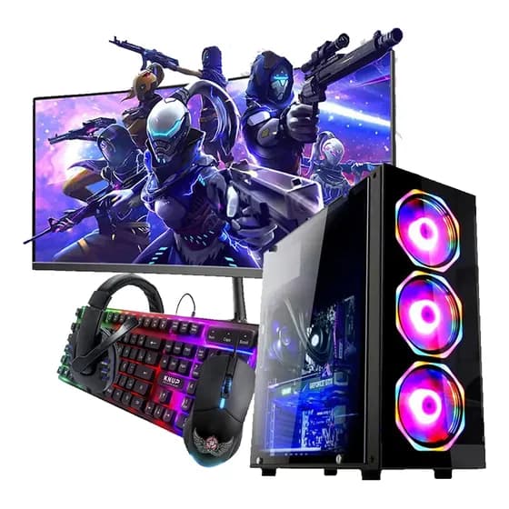 Computador Completo I7 32gb Pc Gamer Montado Windows 11 620 Gb 32 Gb Placa De Video 4gb Gddr5