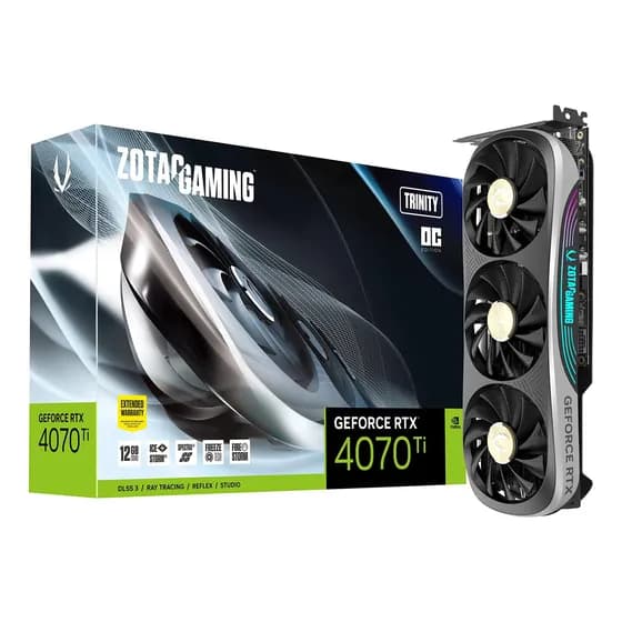 Placa Gráfica Zotac Gaming Geforce Rtx 4070 Ti Trinity 12gb