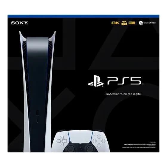 Console Playstation 5 Slim Edição 1tb Sony Ps5 Digital CFI 2015 - Excelente (Recondicionado)