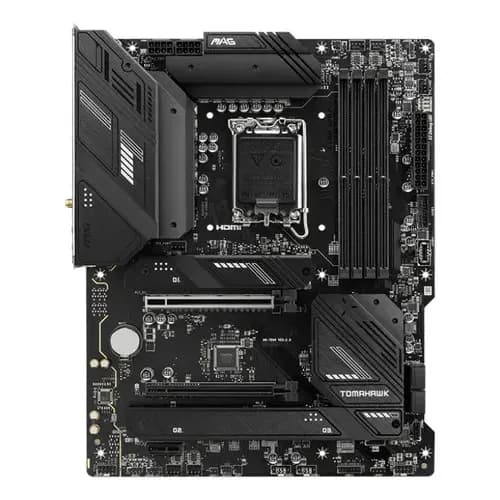 Placa-mãe Msi Mag B760 Tomahawk Wifi Socket 1700, cor preta