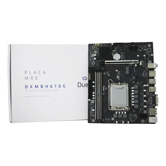 Placa Mãe Duex Chipset H610 Intel Lga 1700 Matx Ddr4
