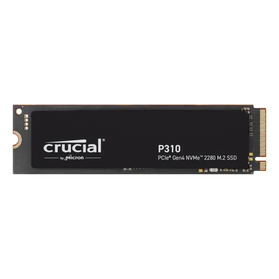 SSD 2TB M.2 2280 NVMe PCIe Gen4 Crucial P310 Velocidade de Leitura até 7100MB/s e Gravação até 6000MB/s CT2000P310SSD8 Cor Preto