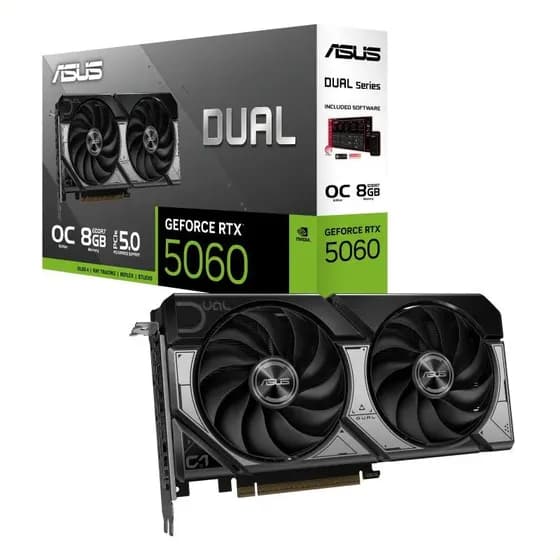 Asus Dual Geforce Series Rtx 5060oc 8gb Gddr7 Dual-rtx507