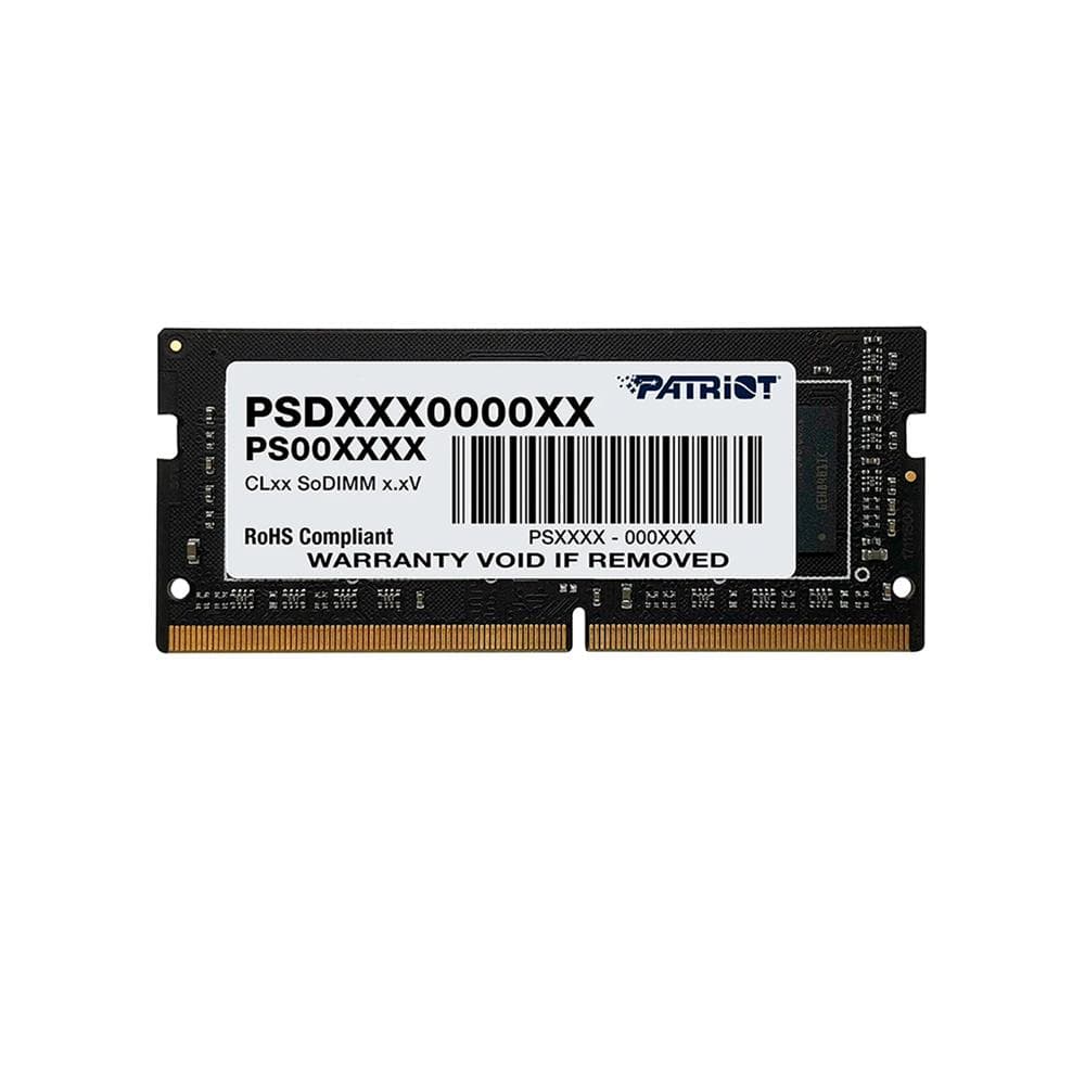 Memória Para Notebook Patriot Signature Line 8GB , DDR4 , 2666mhz , CL19 , 1.2V
