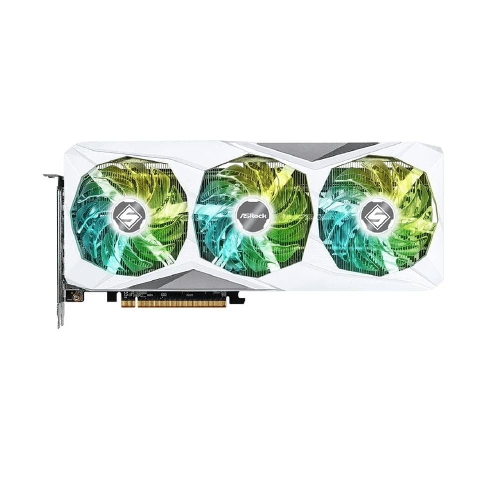 Placa de Vídeo ASRock Radeon RX 7600 Steel Legend OC , 8GB , GDDR6 , 128-Bit , FSR , Ray Tracing , Branco