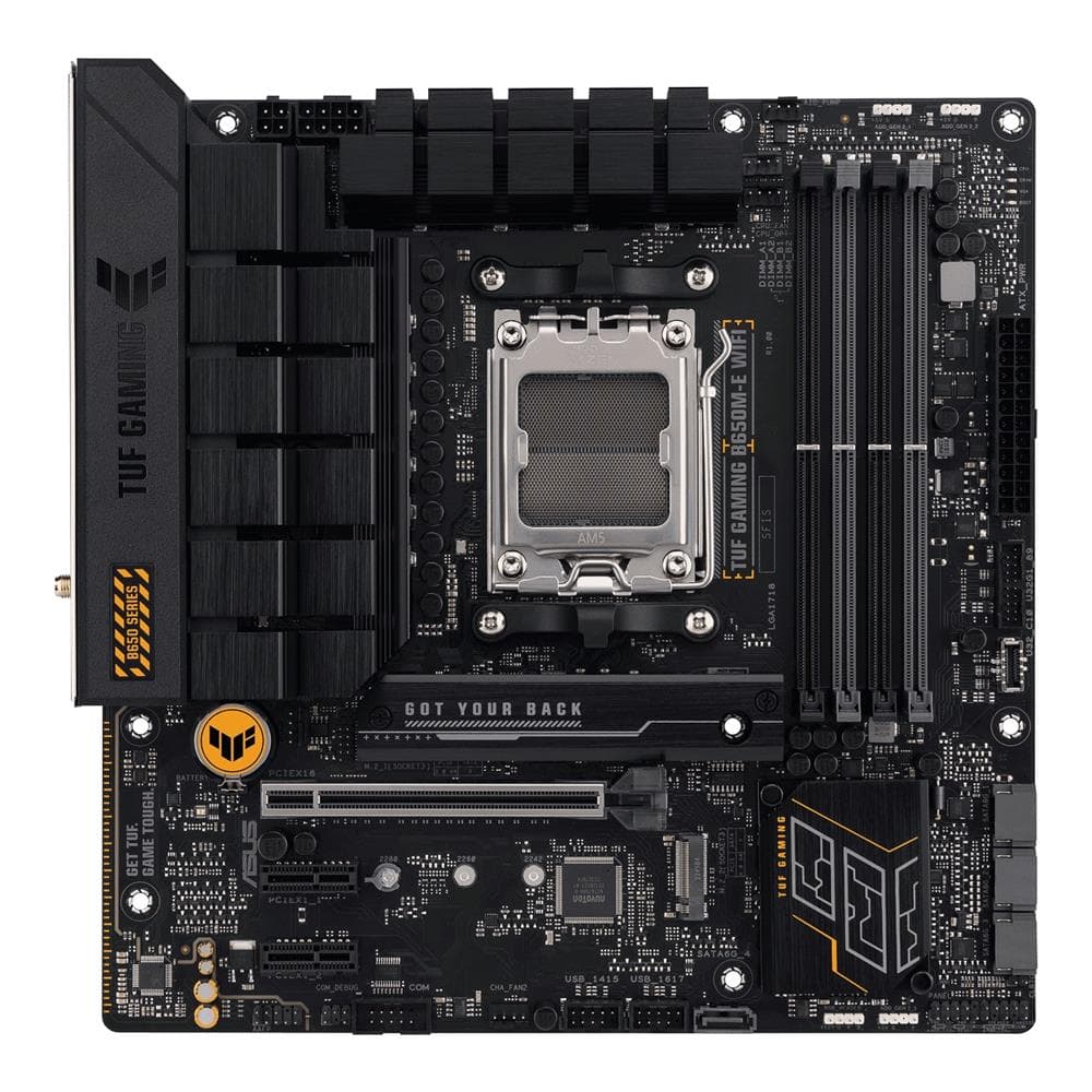 Placa Mãe Asus TUF Gaming B650M-E WIFI , Chipset B650 , AMD AM5 , mATX , DDR5 , 90MB1FV0-M0EAY0