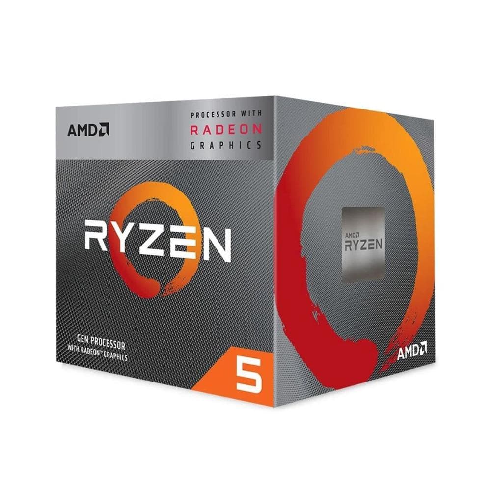 Processador , AMD , Ryzen 5 3400G , 3.7GHz (4.2GHz Max Turbo) , 4 Núcleos , 8 Threads , Cache 6MB , Vídeo Integrado Vega 11 , AM4