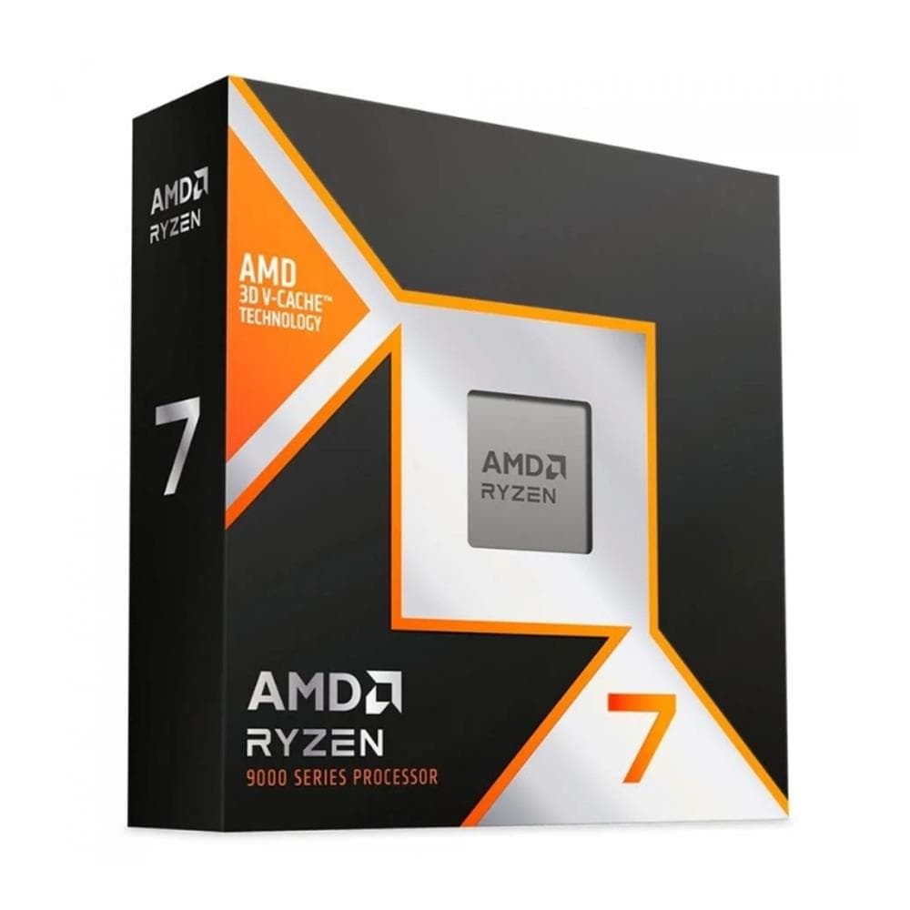 Processador AMD Ryzen 7 9800X3D , 4.7 GHz (5.2GHz Turbo) , 104MB , Cache AM5 , - 100-100001084WOF