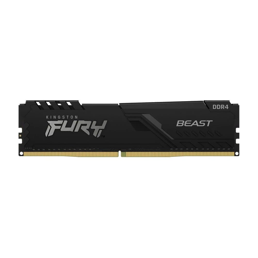 Memoria RAM Kingston Fury Beast, 16GB, 3200MT/s, DDR4, CL16, DIMM, Preto - KF432C16BB/16