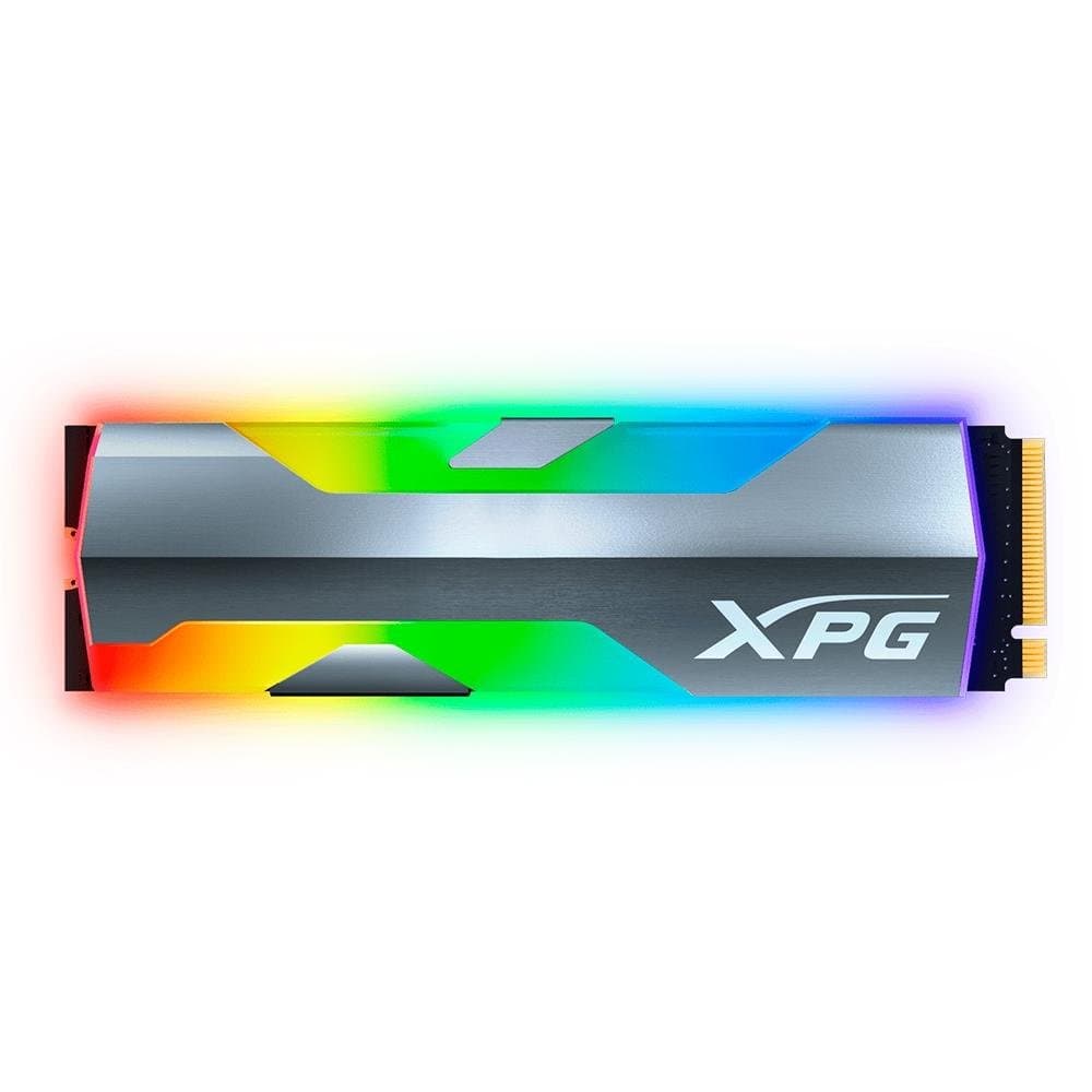 SSD XPG Spectrix S20G, 1TB, M.2 2280, PCIe Gen3x4, Leitura: 2500 MB/s e Gravação: 1800 MB/s, 3D NAND, RainboW - ASPECTRIXS20G-1T-C