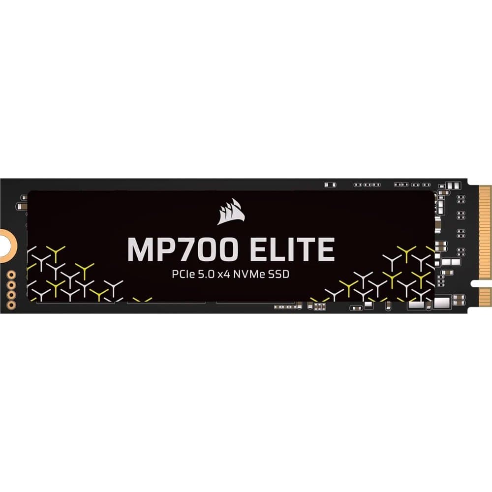 SSD Corsair MP700 ELITE 1TB, NVMe PCIe M.2, Leitura até 10.000MB/s, Preto - CSSD-F1000GBMP700ENH