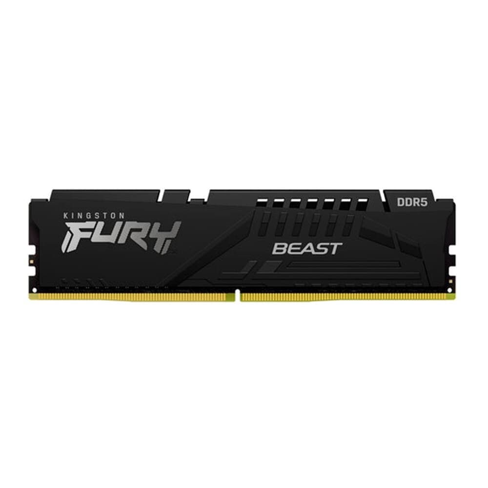 Memória RAM Kingston Fury Beast, 16GB, 5600MT/s, DDR5, CL36, DIMM, Preto, EXPO - KF556C36BBE-16