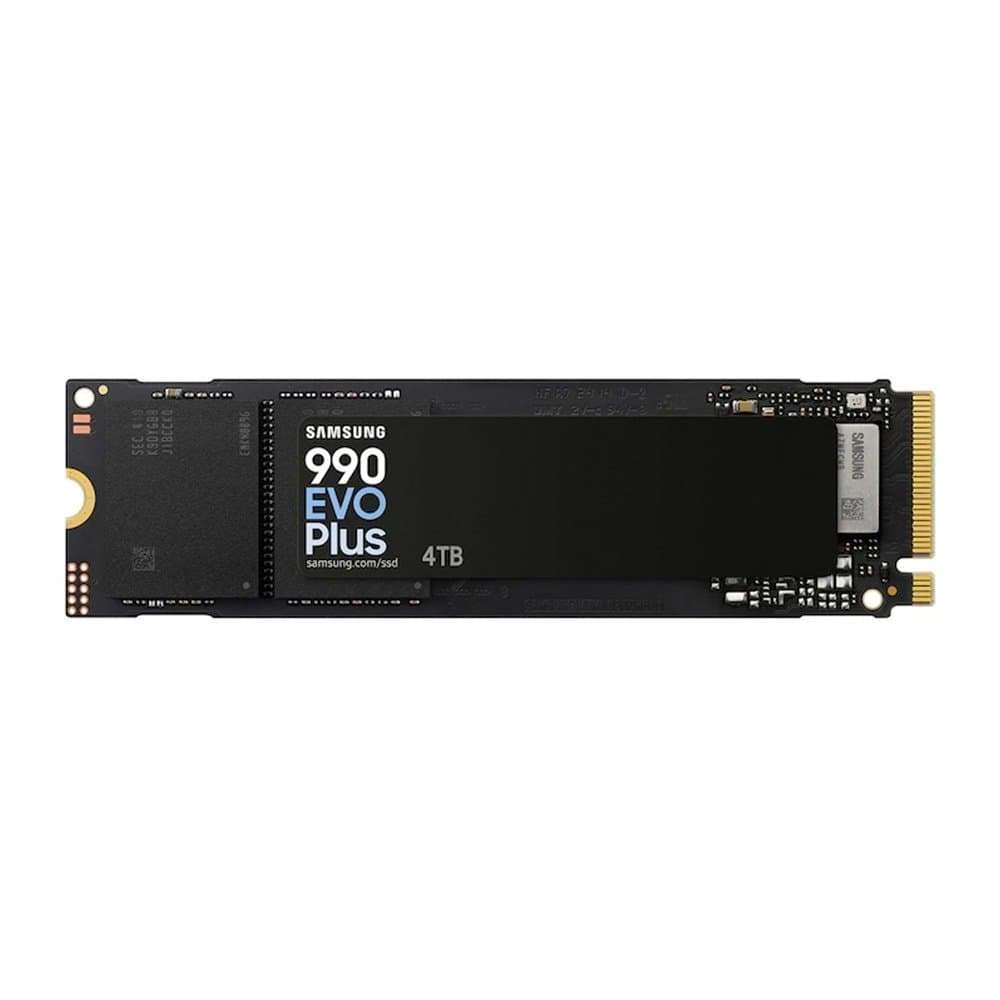 SSD Samsung 990 EVO Plus, 4TB, M.2 NVMe, PCIe Gen 4.0 x4 / Gen 5.0 x2, Leitura 7250MB/s - MZ-V9S4T0B/AM