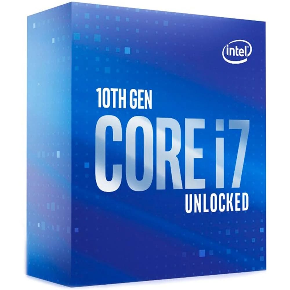 Processador Intel Core I7 10700K 10ª Geração, 3.80GHz, Cache 16MB, Octa Core, 16 Threads, LGA 1200 - BX8070110700K