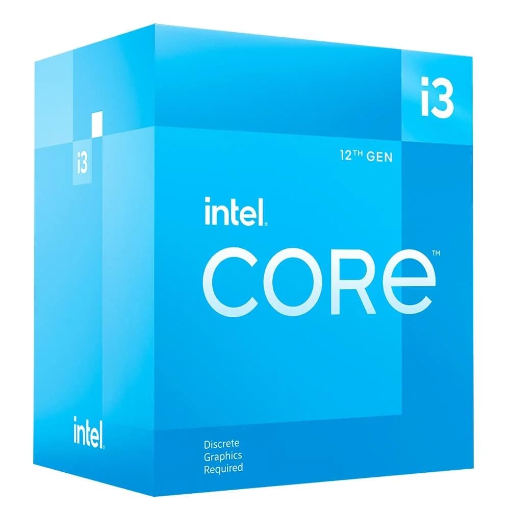 Processador Intel I3-12100F, 3.3GHz, Cache 12MB, Quad Core, 8 Threads, LGA 1700 - BX8071512100F