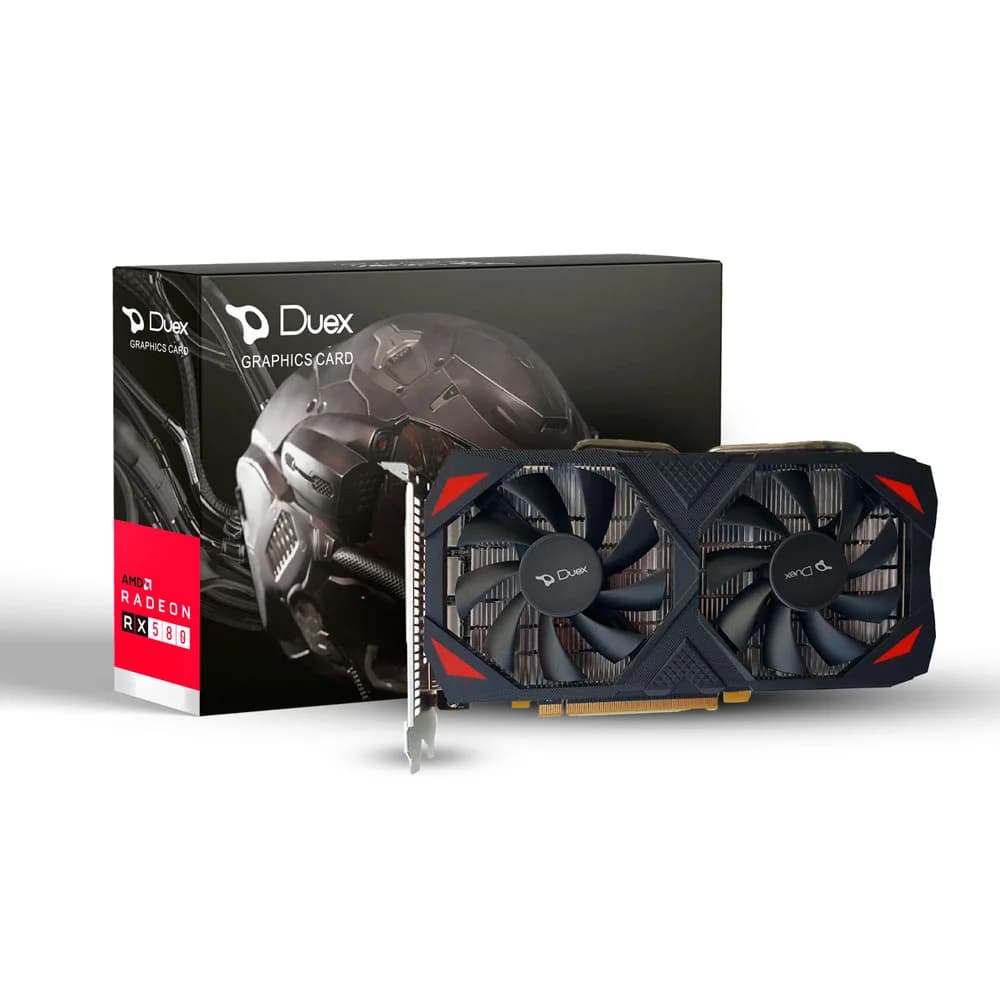 Placa De Vídeo Duex Radeon, AMD, 8GB, DDR5 - Rx580-8gd5