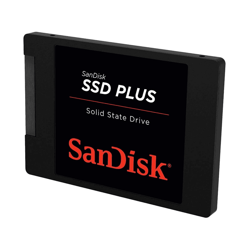 SSD Sandisk Sdssda-1t00-g27, Plus, 1TB, Sata Iii 6gb/s, Leitura 535mb/s, Gravação 350mb/s