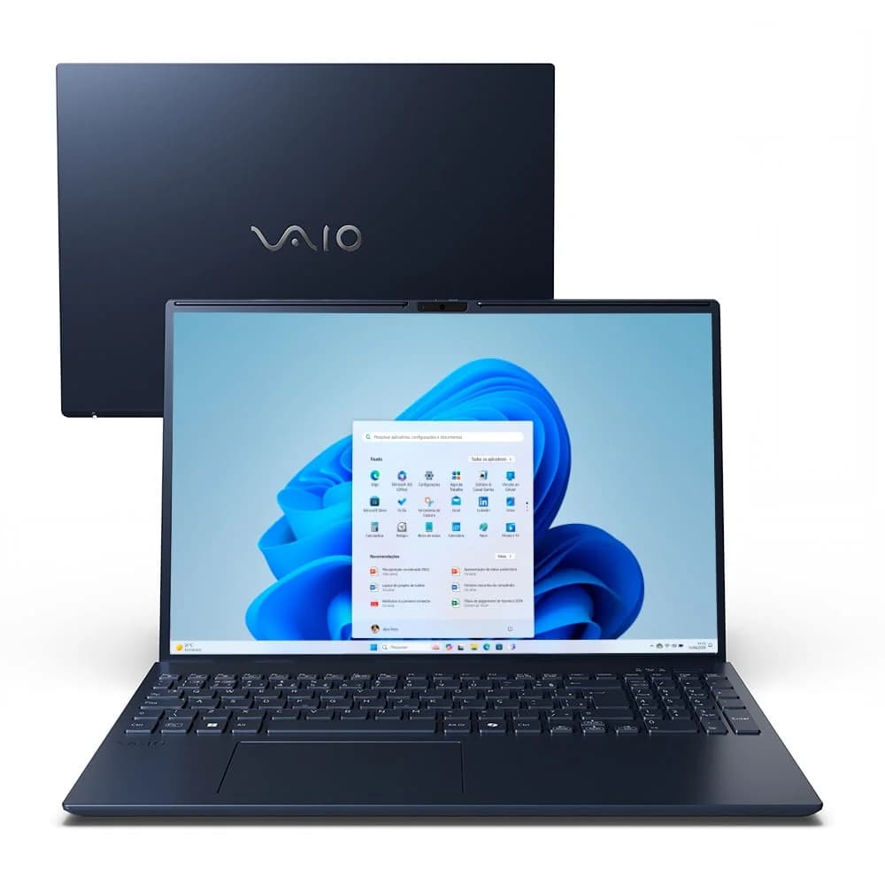 Notebook Vaio Fe16 Amd® Ryzen 5-5625u WINDOWS 11 Home 16gb Ram 512gb SSD 16” Ips Wuxga Antirreflexo - Cinza Grafite